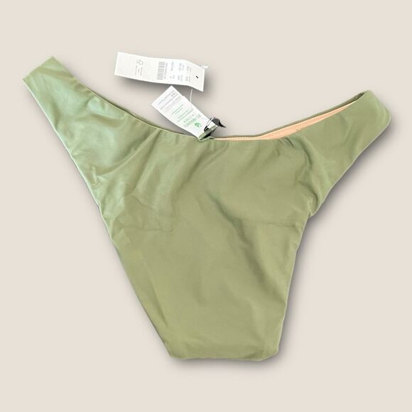 Olive green bikini bottom size Small , NWT - Picture 3 of 6